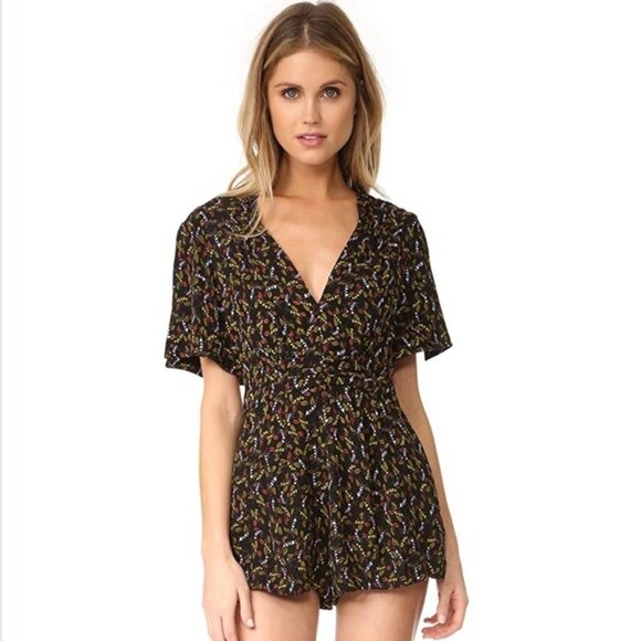 Free People Pants - Free People Meet Virginia Floral Romper